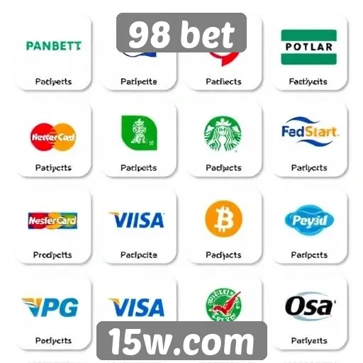Métodos de pagamento suportados pelo 98 bet