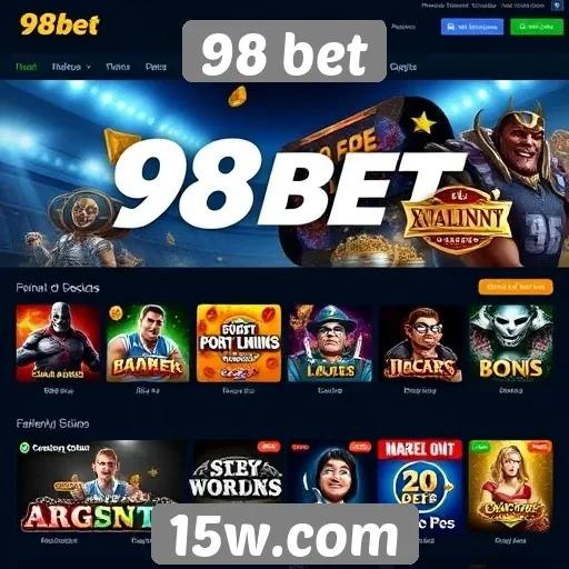 Avaliação das funcionalidades do site 98 bet